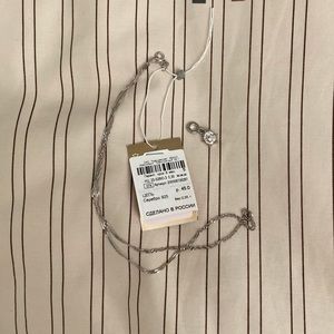 NWT Silver Chain and Charm Set